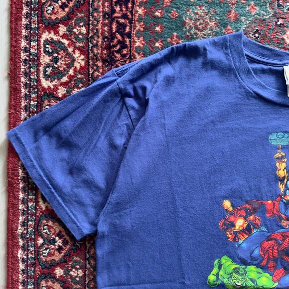 Vintage 1999 Universal Studios Islands of Adventure Marvel graphic tee size XL - Picture 7 of 8